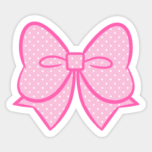 Big Polka Dot Bow! Sticker